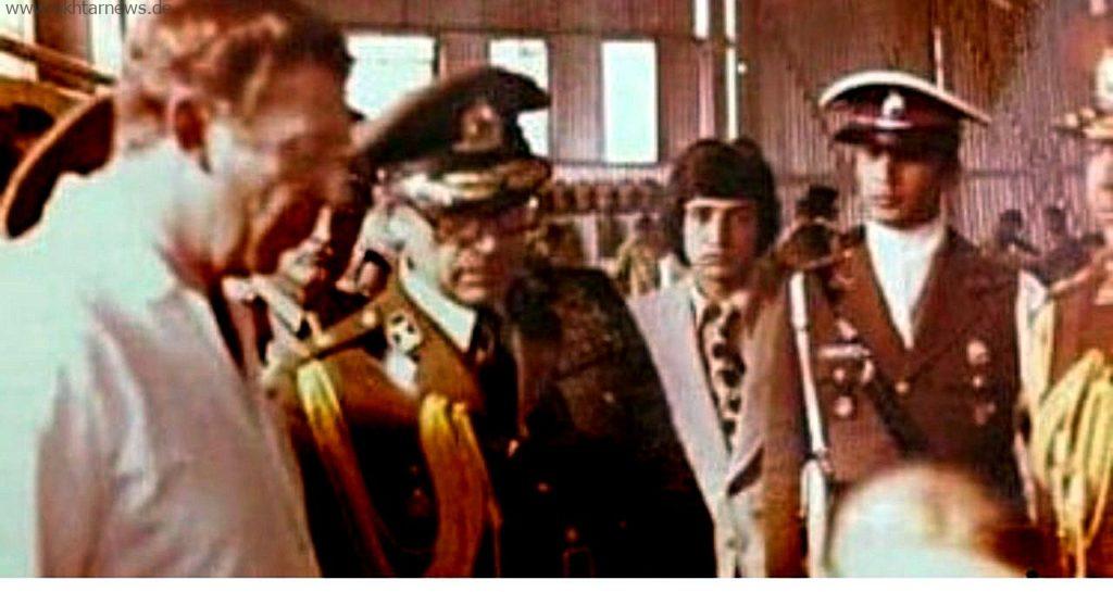 دیدار شاهپور غلامرضا پهلوی از مدرسه صنعتی ارتش ایران در مسجدسلیمان