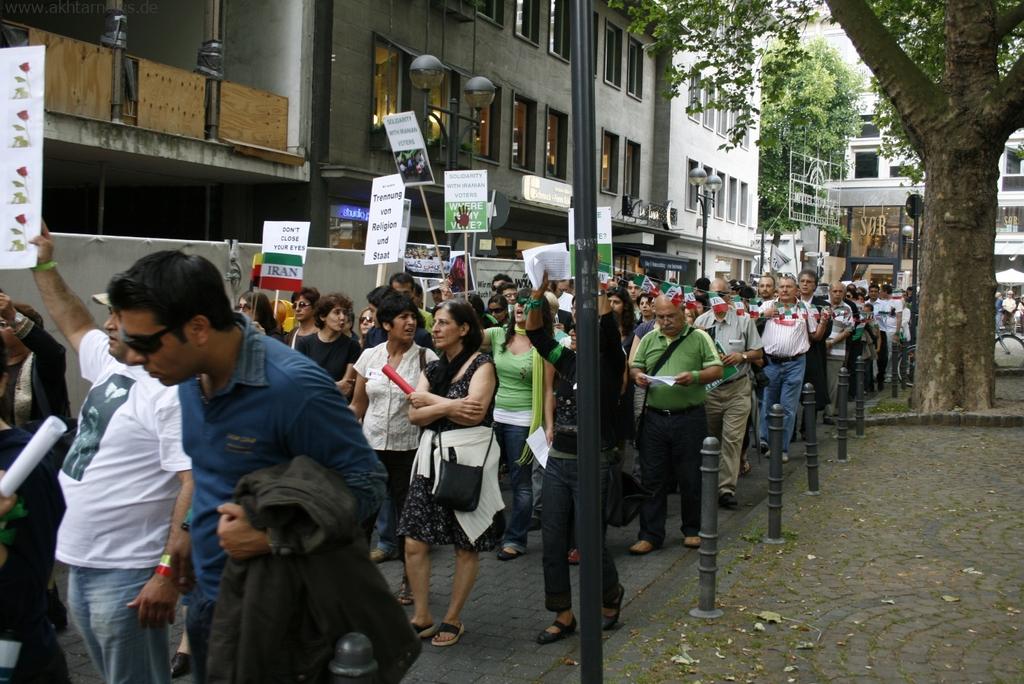 تظاهرات ایرانیان کلن 2009