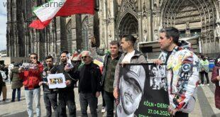 تظاهرات ایرانیان کلن علیه حکم اعدام توماج صالحی و حکم اعدام دیگر زندانیان سیاسی